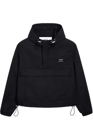 Ami Logo-lettering hooded jacket