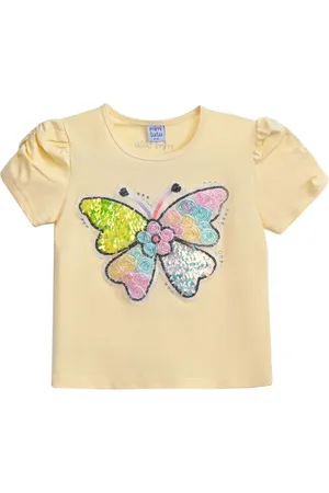 Mimi Tutu Butterfly-appliqu?? T-shirt