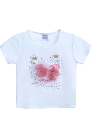 Mimi Tutu Swan-appliqu?? T-shirt