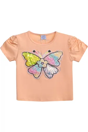 Mimi Tutu Butterfly-appliqu?? T-shirt