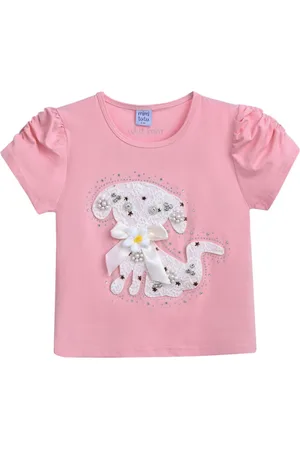 Mimi Tutu Puppy-appliqu?? T-shirt
