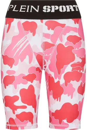 Philipp Plein Camouflage-print logo-waistband leggings