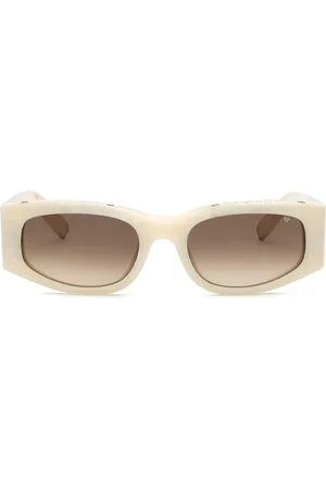 Philipp Plein Round-frame crystal-embellished sunglasses
