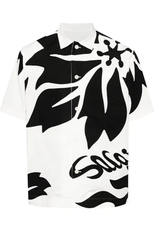 SACAI Floral-print shirt