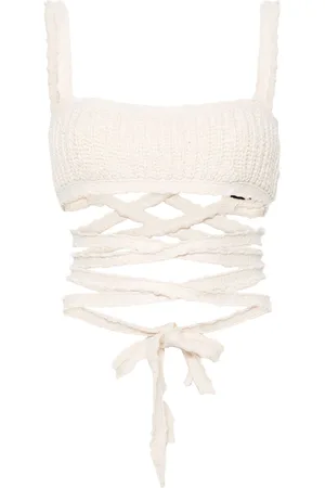 Alanui Lush Nature cotton top