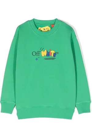 OFF-WHITE Funny logo-print sweatshirt
