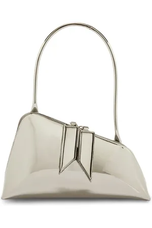 The Attico Sunrise faux-leather shoulder bag