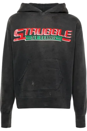 SAINT MXXXXXX Struggle Tears cotton hoodie