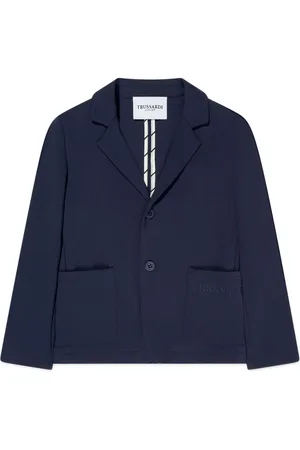 Trussardi Jersey-texture blazer