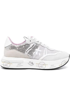 Premiata Cassie sequin-embellished sneakers