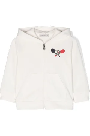 Moncler Logo-patch zip-up hoodie