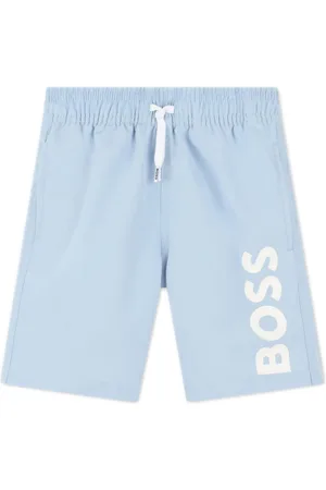 HUGO BOSS Logo-print swim shorts