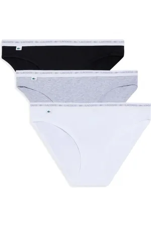Lacoste Logo-waistband briefs (pack of three)