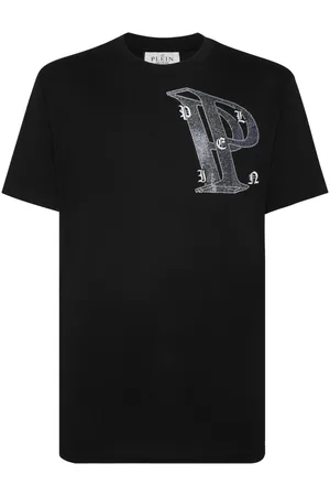 Philipp Plein Rhinestone-embellished cotton T-shirt