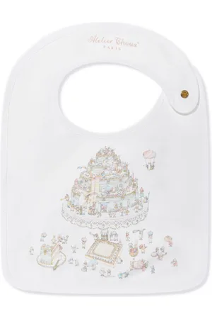 Atelier Choux Le G??teau-print satin bib
