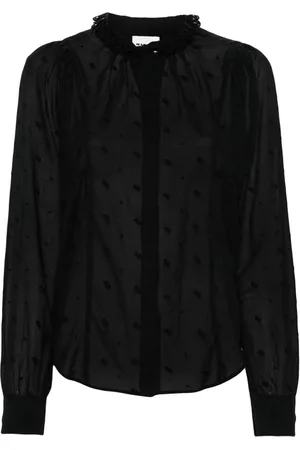Isabel Marant Terzali floral-embroidered blouse