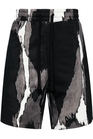 HUGO BOSS Abstract-print cotton track pants