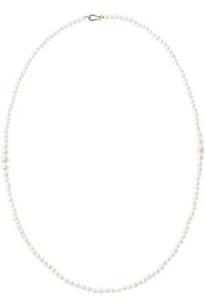 Mizuki 14kt yellow freshwater pearl necklace