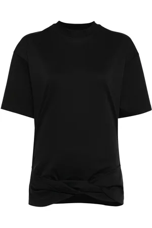 OFF-WHITE Arrows-embroidery cotton T-shirt