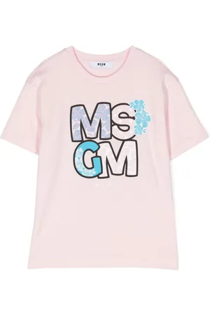 Msgm Logo-print cotton T-shirt
