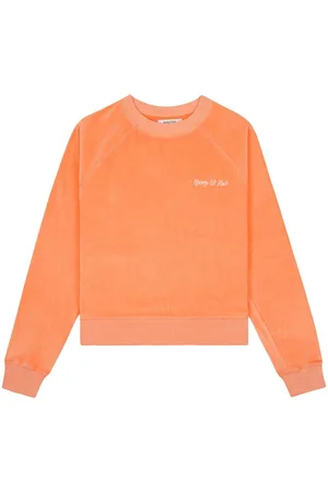 Sporty & Rich Italic Logo cotton sweatshirt