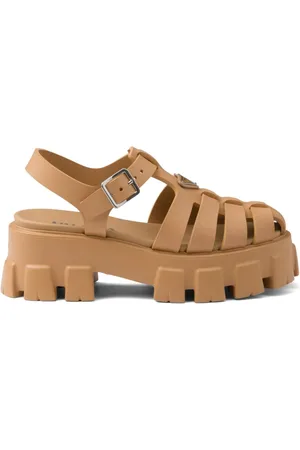 Prada Monolith 55mm platform sandals