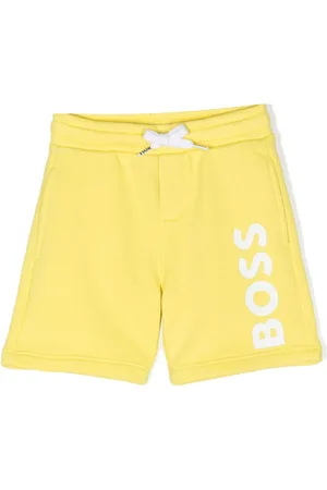 HUGO BOSS Logo-print cotton shorts