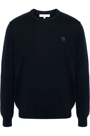 Maison Kitsuné Fox-motif wool jumper