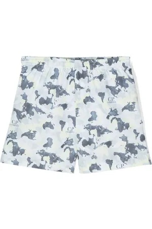 C.P. Company World map-print swim shorts
