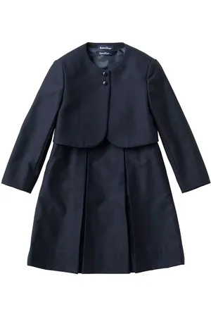 Familiar Pleat-detail wool dress