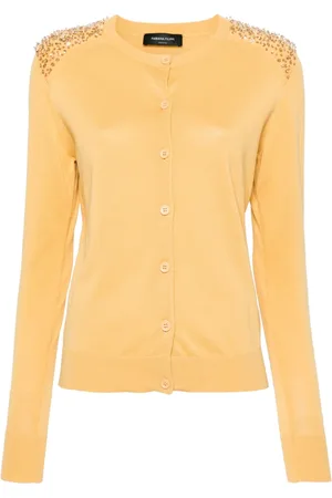 Fabiana Filippi Bead-embellished knitted cardigan