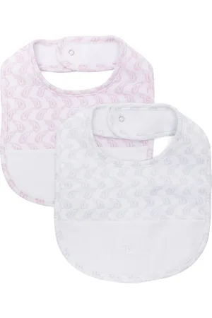 Etro Pegaso-embroidered paisley-print bibs (pack of two)