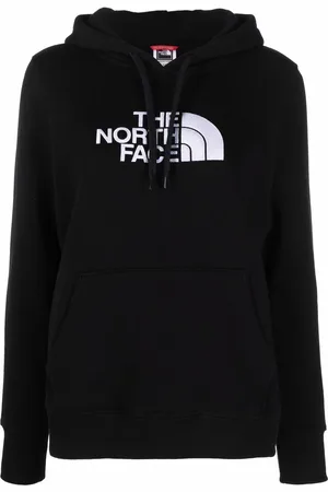The North Face Embroidered-logo drawstring hoodie