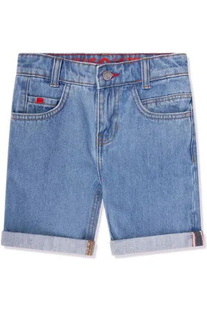 HUGO BOSS 677 mid-rise denim shorts
