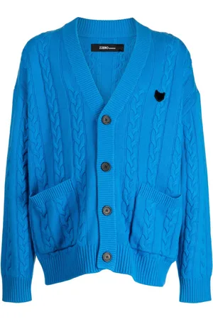 SONGZIO Panther cable-knit cardigan