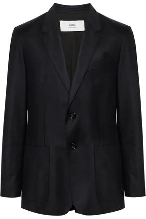 Ami Single-breasted virgin wool blazer