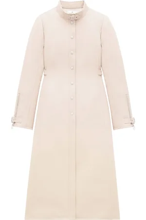 Courrèges Buckle twill long coat