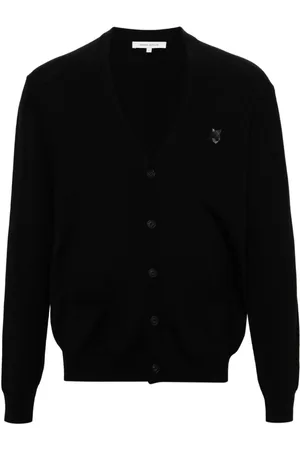 Maison Kitsuné Chillax Fox wool cardigan