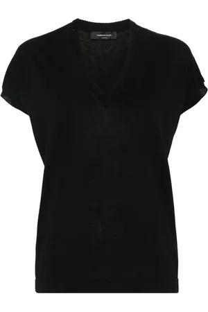 Fabiana Filippi Sequin-embellished knitted top