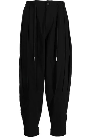 SONGZIO High-rise tapered-leg trousers