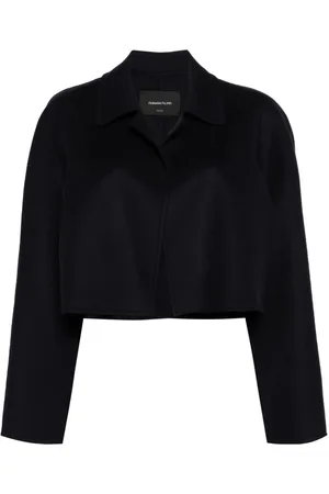 Fabiana Filippi Open-front felted cropped jacket