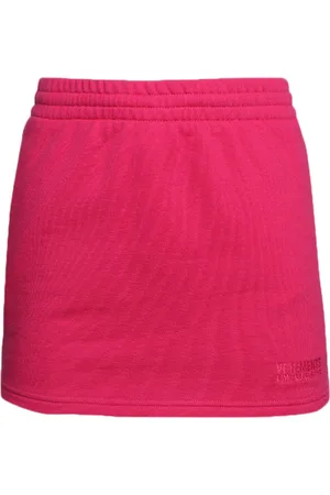 Vetements Embroidered-logo mini skirt