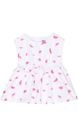 Kindred Kimberly smudge-print organic-cotton dress