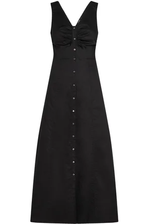 Karl Lagerfeld Button-down cotton maxi dress