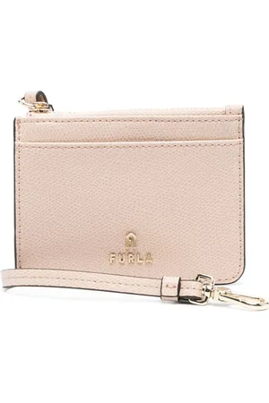 Furla Small Camelia leather cardholder