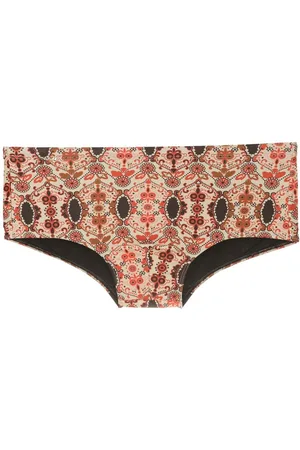 AMIR SLAMA Abstract-print swim trunks