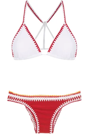 AMIR SLAMA Two-tone design bikini set