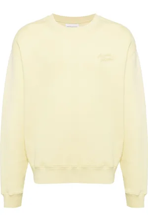 Maison Kitsuné Logo-embroidered cotton sweatshirt