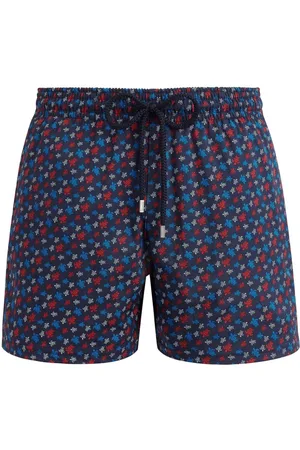 Vilebrequin Turtle-print logo-appliqu?? swim shorts