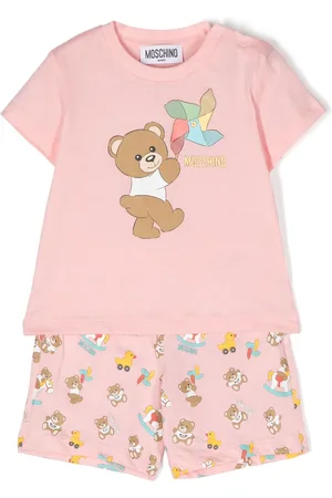 Moschino Teddy Bear-motif shorts set